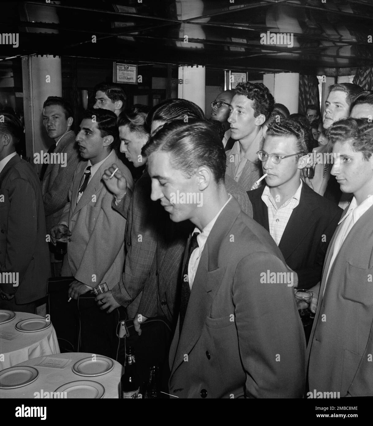 Downbeat, New York, New York, New York, Ca. 1948. Stockfoto