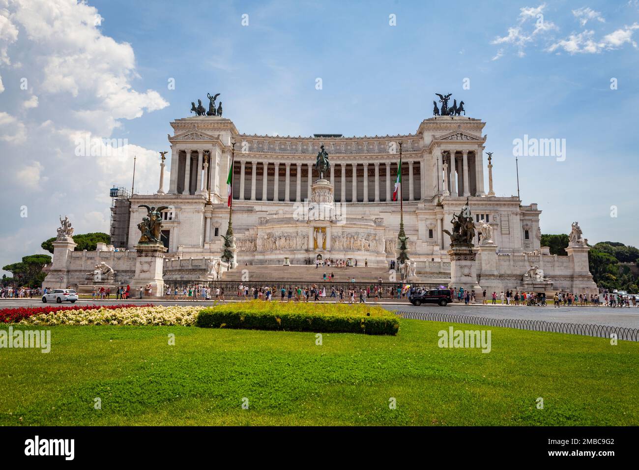 Victor Emmanuel II. Denkmal, Rom, Italien Stockfoto