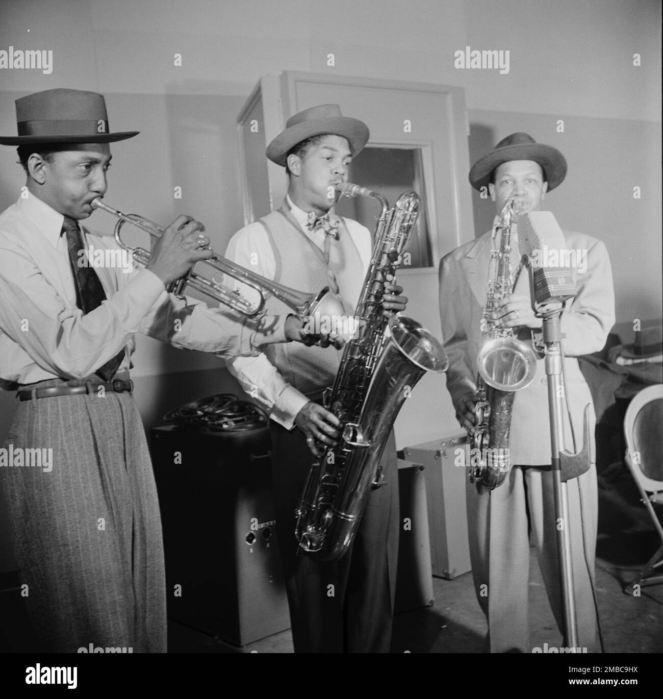 Porträt von Illinois Jacquet, New York, New York, New York, Ca. Mai 1947. Stockfoto