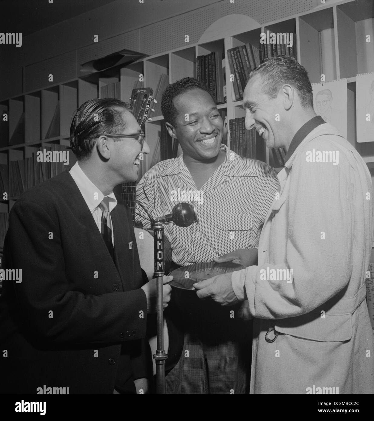 Porträt von Josh White und Symphony Sid, DIE 1946 in New York, New York, New York, New York, New York, New York. Stockfoto