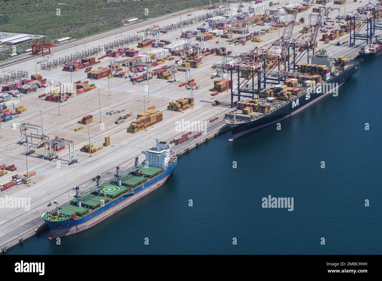 Hafen von Ngqura. Stockfoto