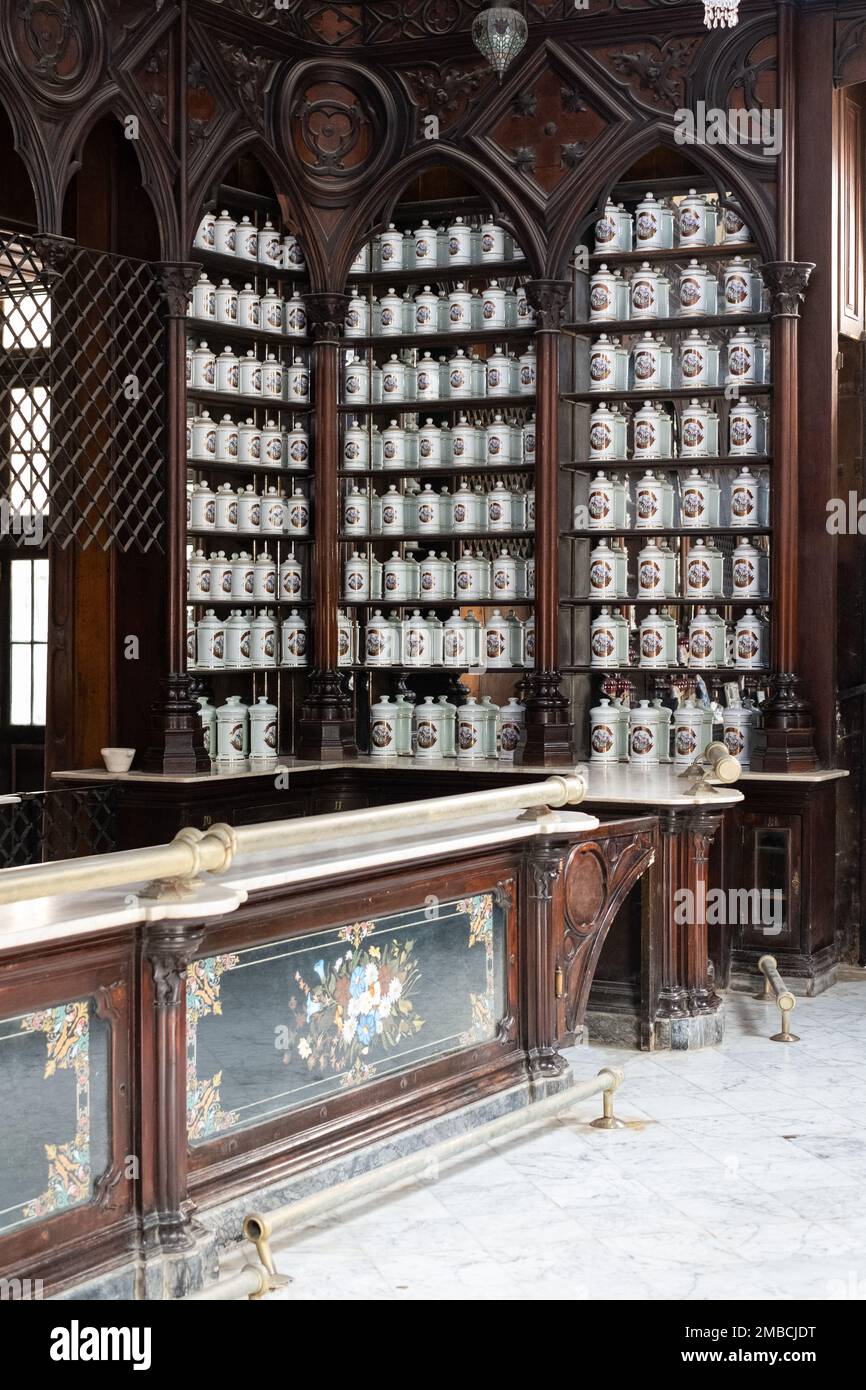Museo de la Farmacia Habanera, Museum der Apotheke Habanera, Havanna, Kuba Stockfoto