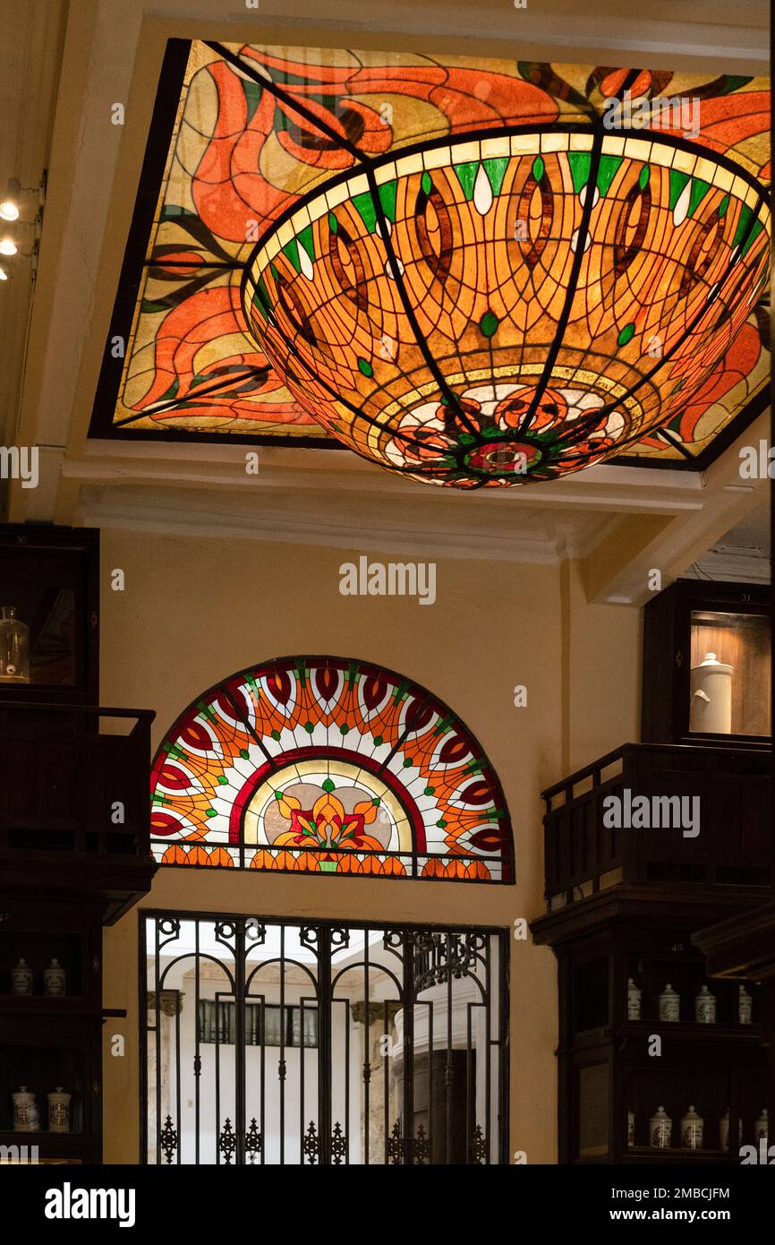 Museo de la Farmacia Habanera, Museum der Apotheke Habanera, Havanna, Kuba Stockfoto