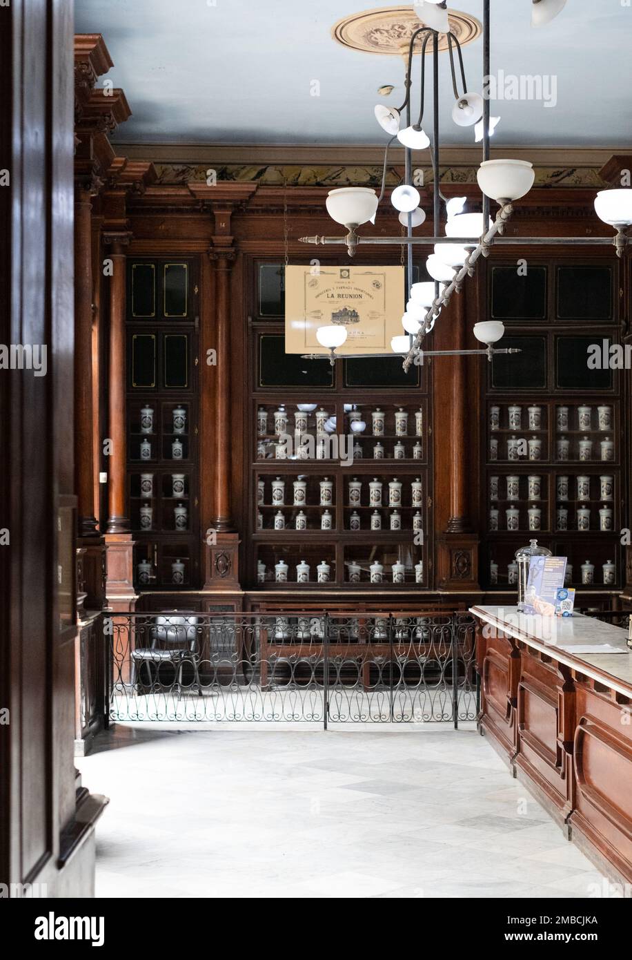 Museo de la Farmacia Habanera, Museum der Apotheke Habanera, Havanna, Kuba Stockfoto