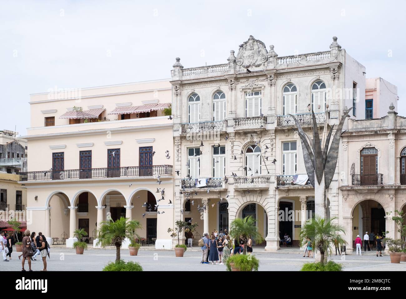 Plaza Vieja, Havanna, Kuba Stockfoto