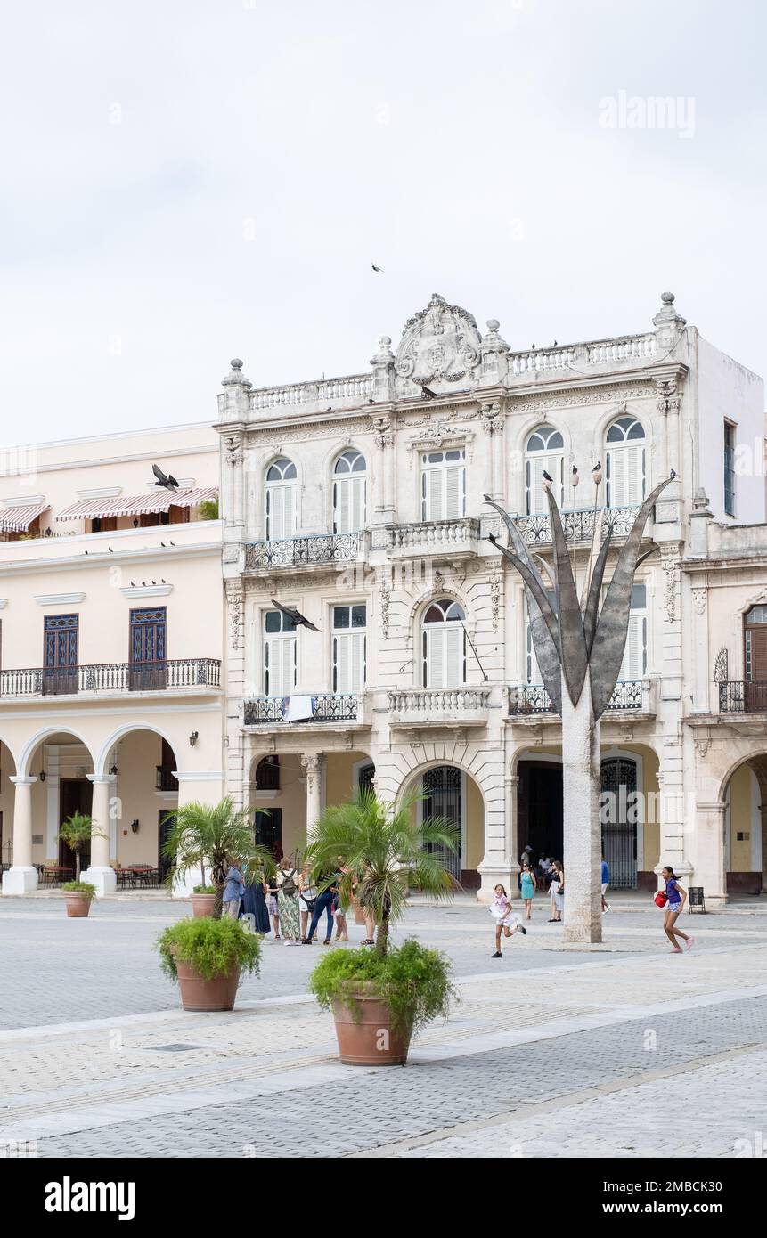 Plaza Vieja, Havanna, Kuba Stockfoto