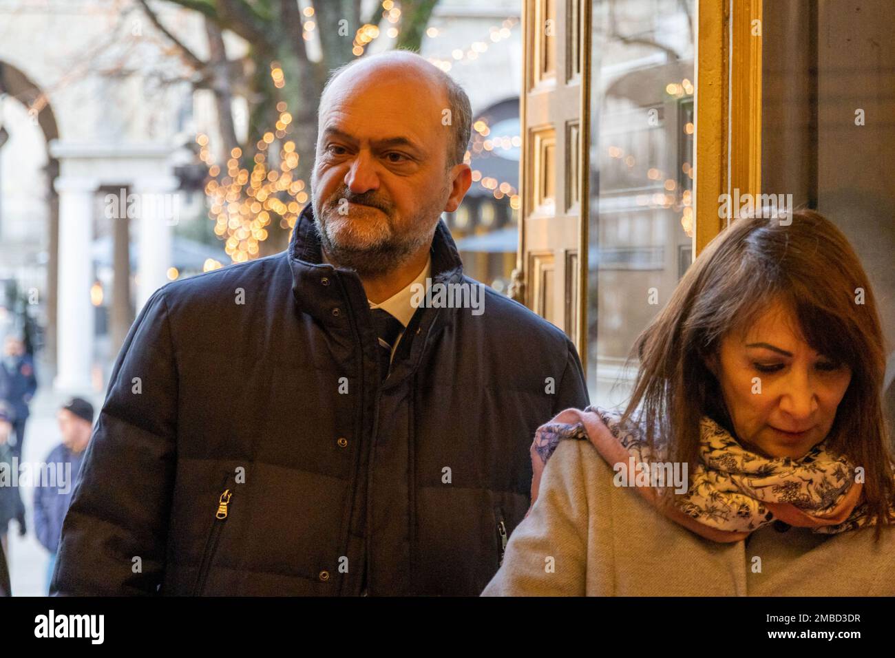 Teatro Donizetti, Bergamo, Italien, 20. Januar 2023, Sergio Cavalieri, Rektor der Universität Bergamo während der italienischen Kulturhauptstadt Bergamo Brescia 2023 - Institutionelle Eröffnung - News Credit: Live Media Publishing Group/Alamy Live News Stockfoto