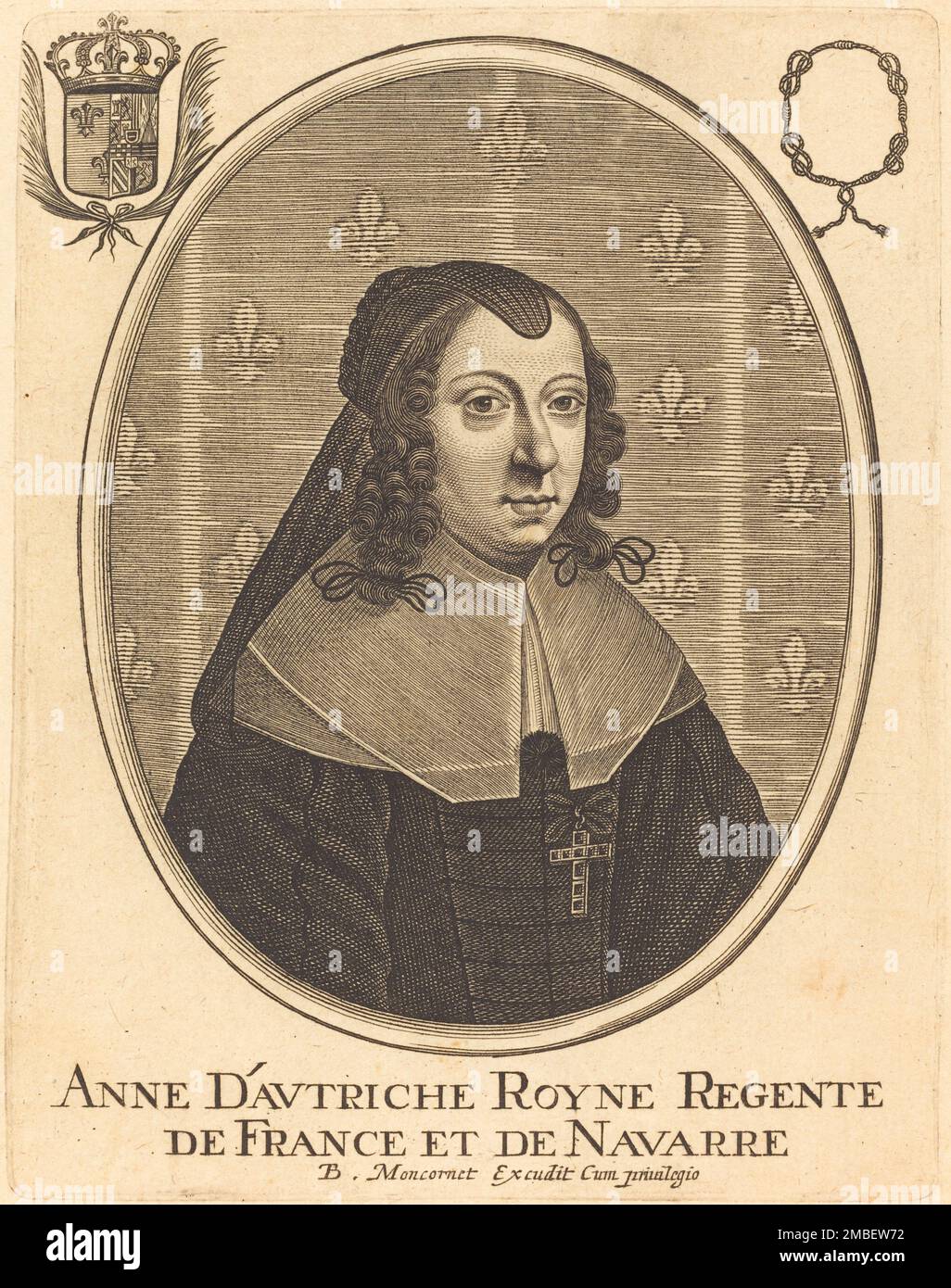 Anne von Österreich. Stockfoto