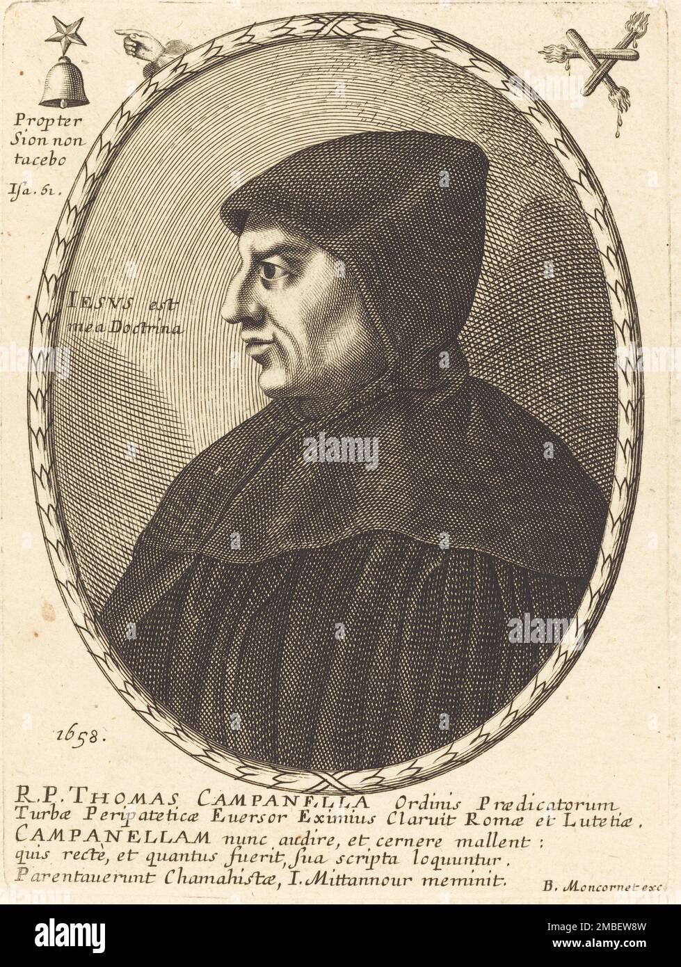 Thomas Campanella, 1658. Stockfoto