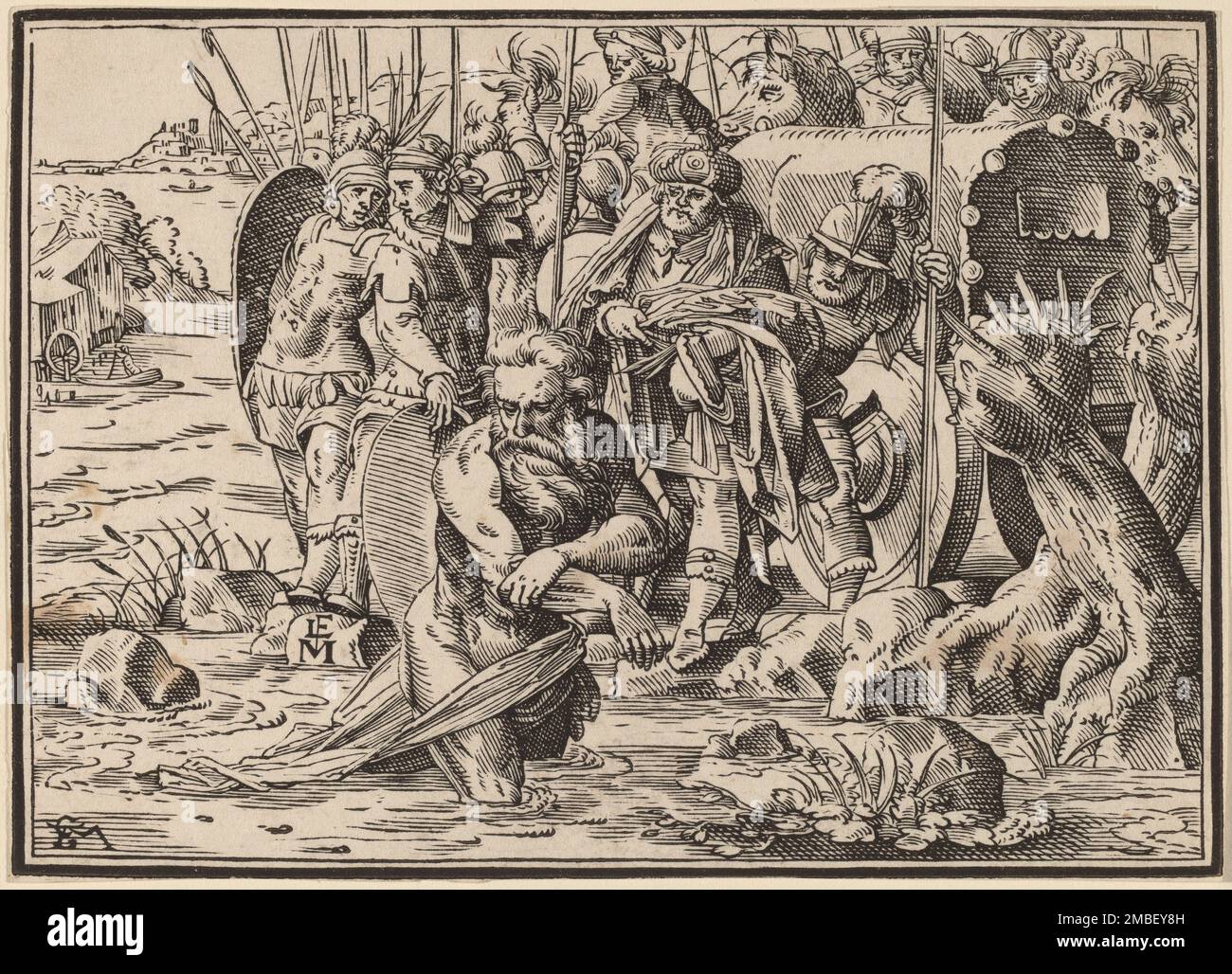 The Martyrdom of Saint James (?), veröffentlicht 1630. Stockfoto