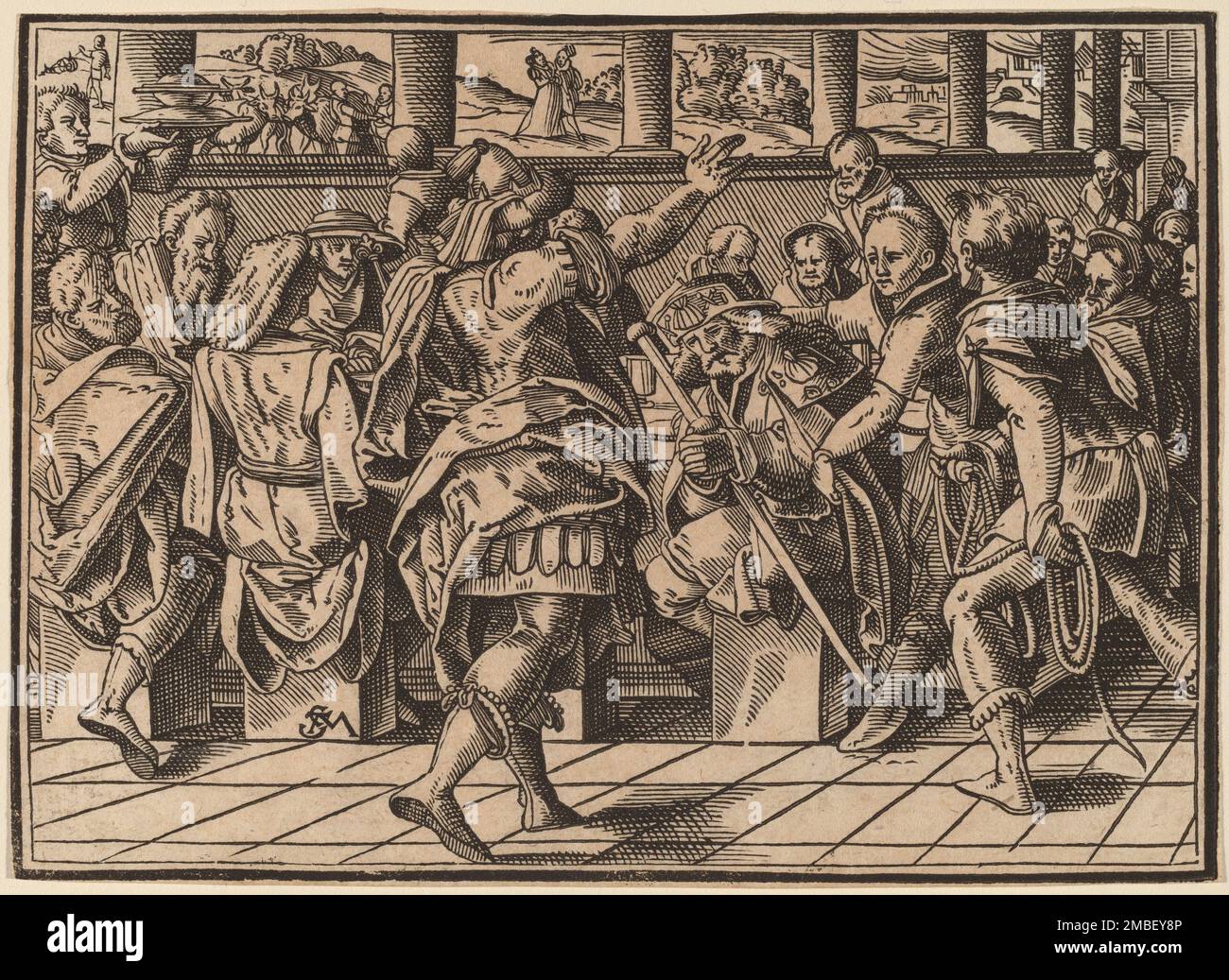 The Martyrdom of Saint James (?), veröffentlicht 1630. Stockfoto