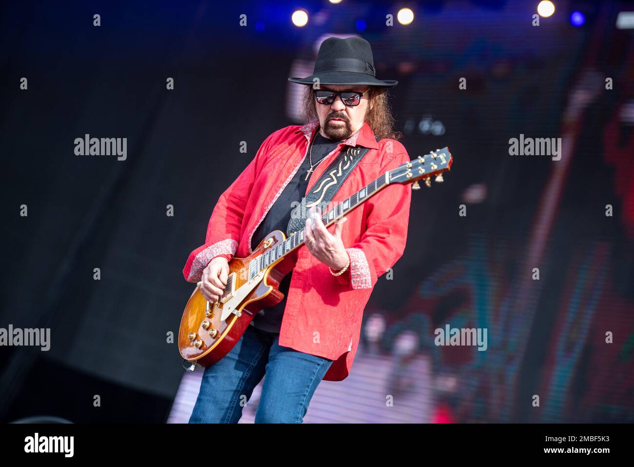 23. Juni 2019: Lynyrd Skynyrd tritt auf dem Hellfest Open Air Festival auf Stockfoto