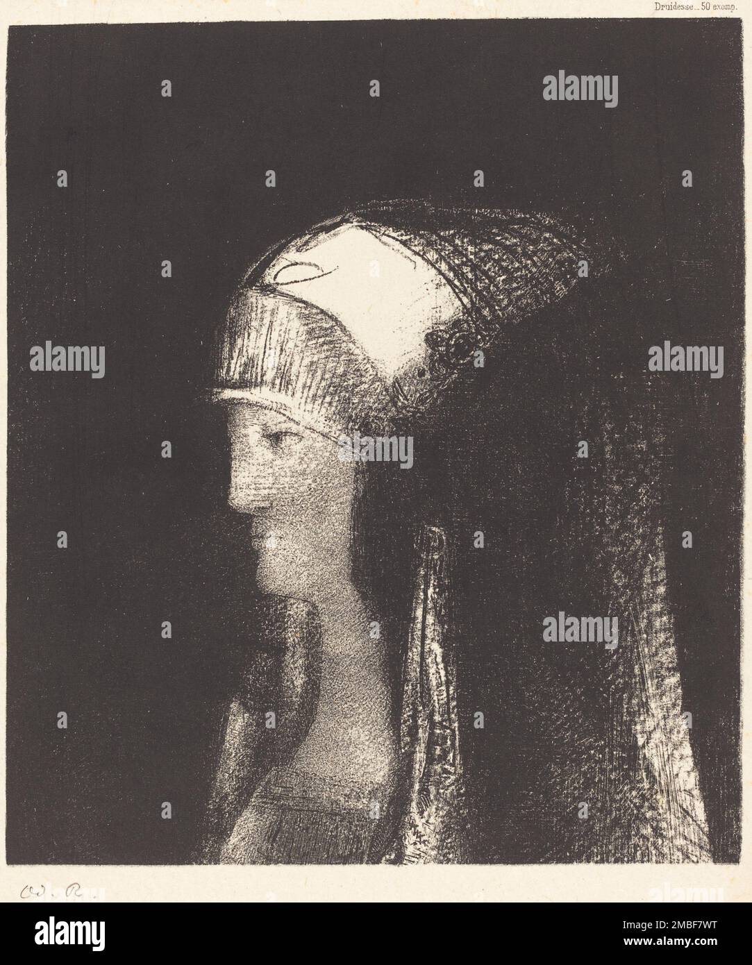 Druidesse, 1892. Stockfoto