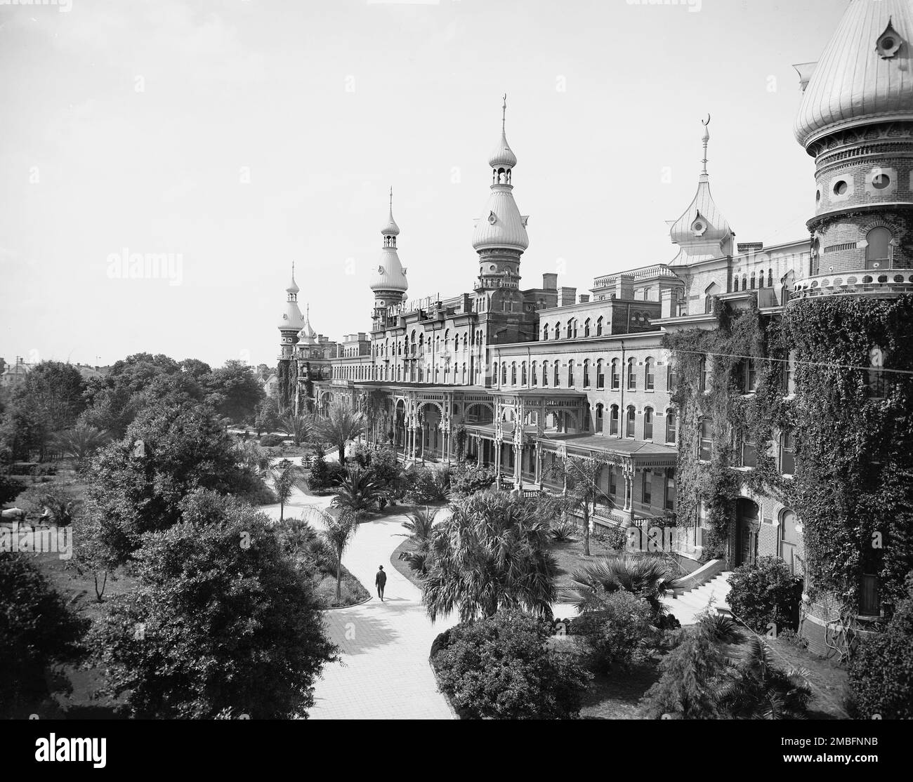Tampa Bay Hotel, Tampa, Florida, USA, William Henry Jackson, Detroit Publishing Company, 1902 Stockfoto