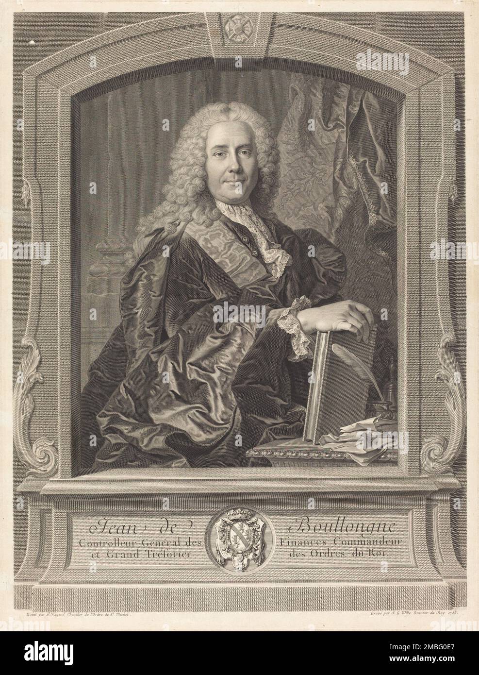 Jean de Boullongne, 1758. Stockfoto