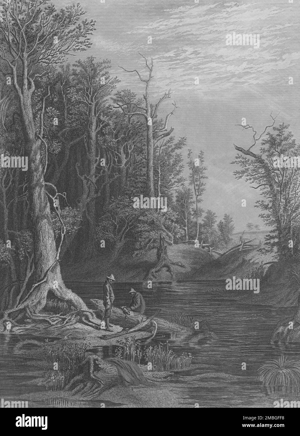 Die Chickahominy, 1872. Stockfoto