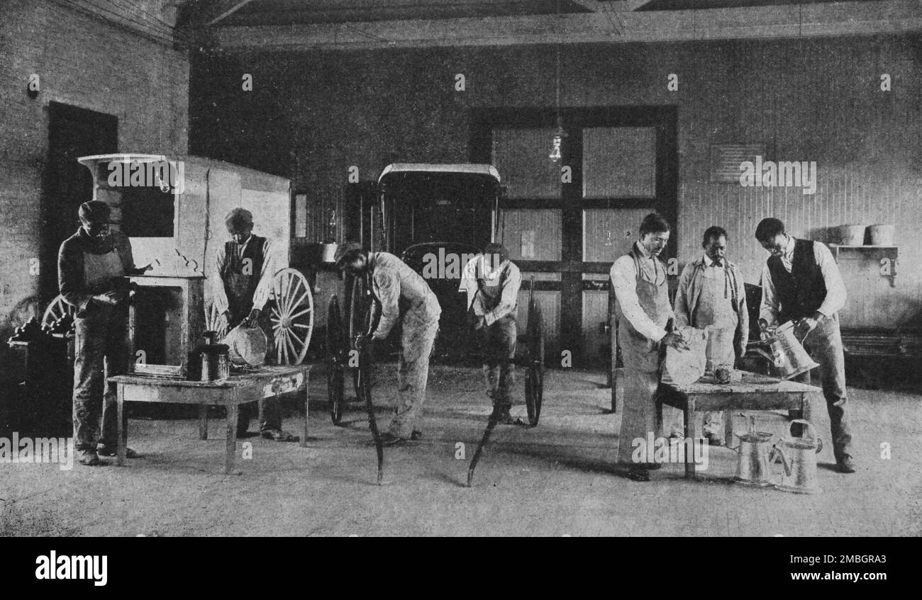 Die Lackiererei, 1904. Stockfoto