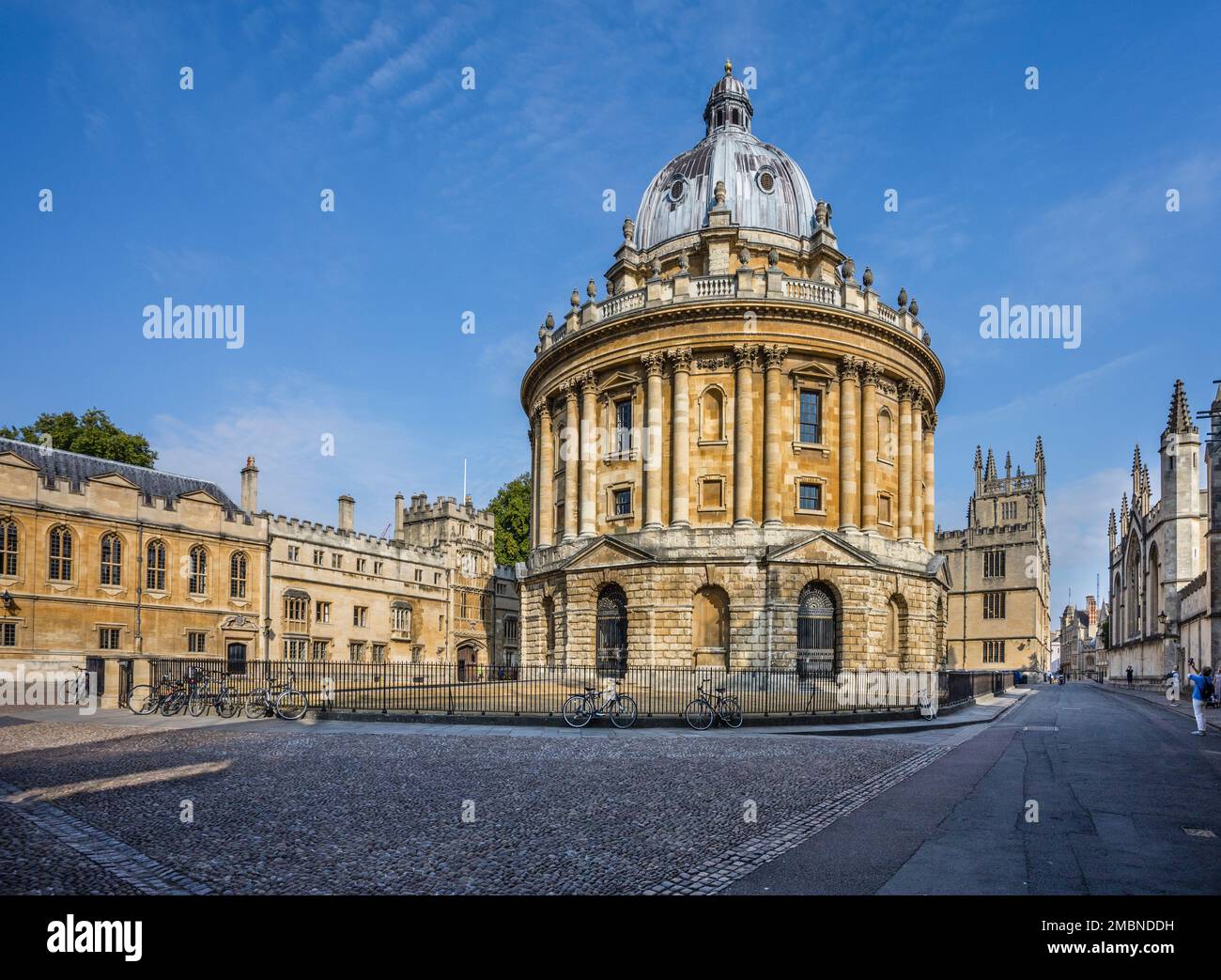 Radcliffe Camera, University of Oxford, eine akademische Bibliothek und Leseräume im Palladianischen Stil aus dem 18. Jahrhundert, entworfen von James Gibbs, Oxfordshire, Sout Stockfoto