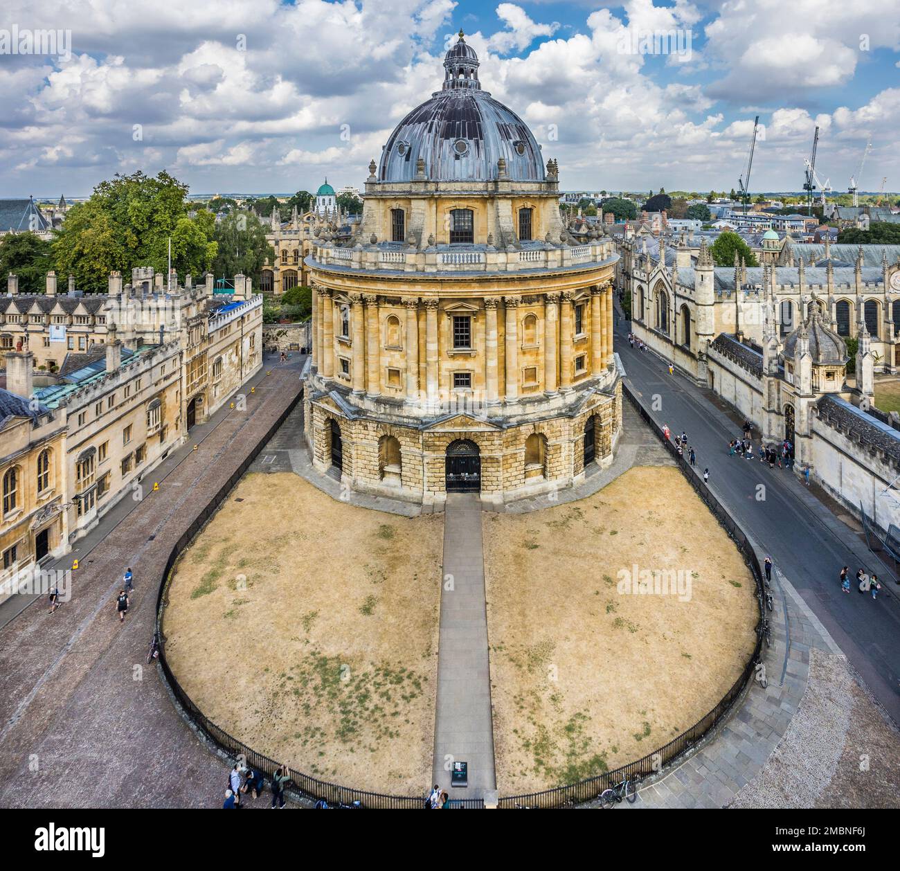 Radcliffe Camera, University of Oxford, eine akademische Bibliothek und Leseräume im Palladianischen Stil aus dem 18. Jahrhundert, entworfen von James Gibbs, Oxfordshire, Sout Stockfoto