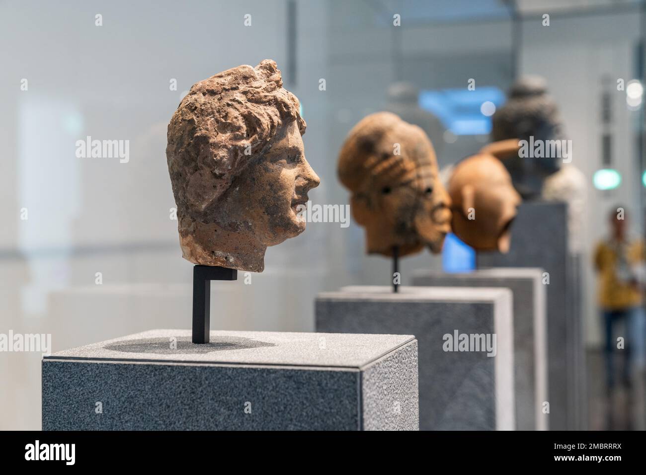 Das Louvre Museum Ausstellungen von ABU dhabi Stockfoto