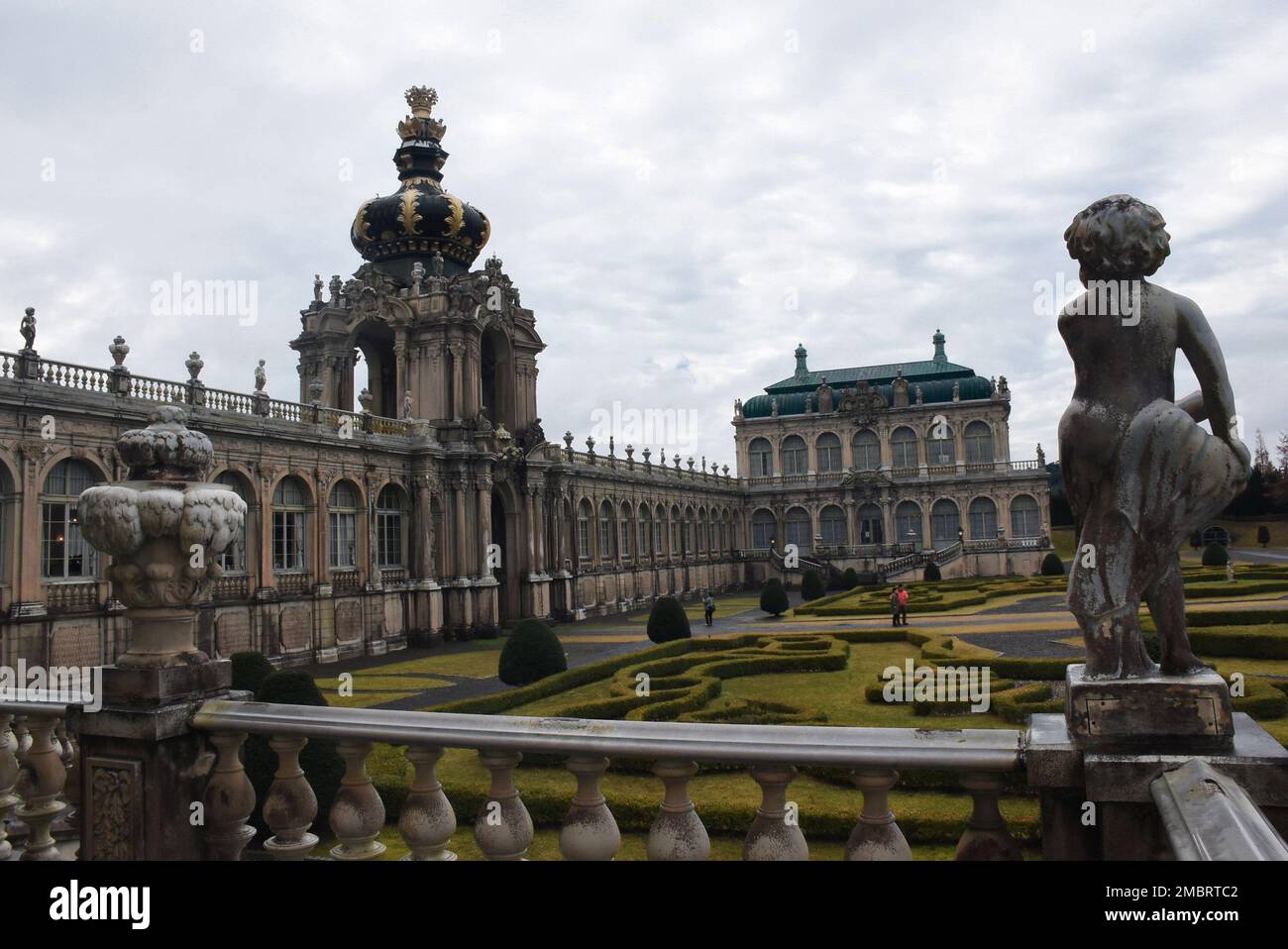 The Arita Porcelain Park - ein Freizeitpark in Arita, Japan. Nachbildung des "Zwinger", eines berühmten Barockpalastes in Dresden Stockfoto