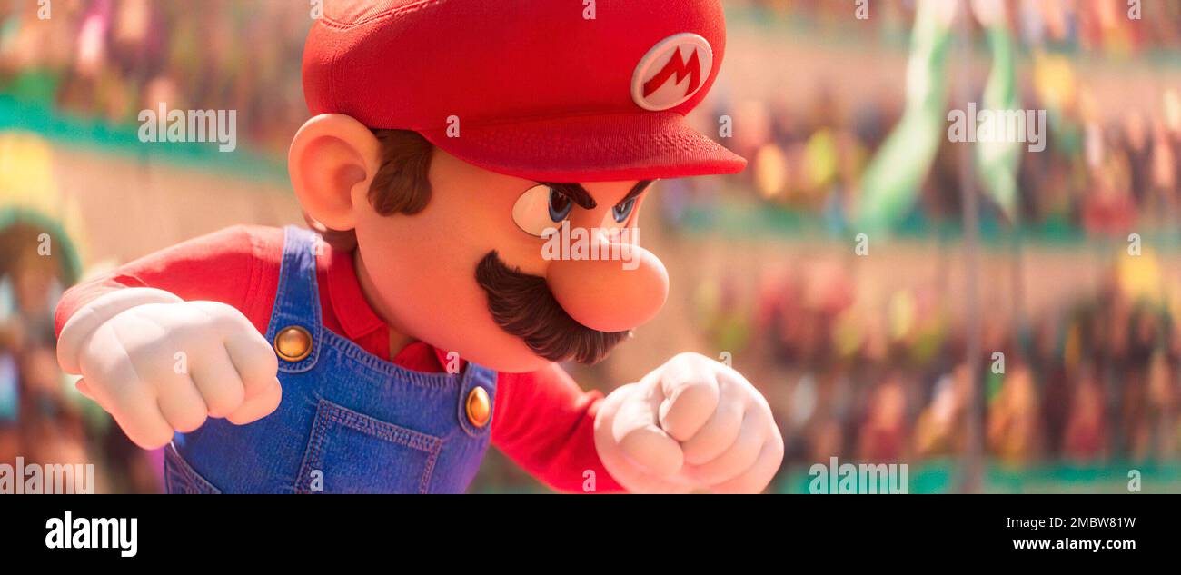 SUPER MARIO BROS: DER FILM (2023), REGIE AARON HORVATH UND MICHAEL JELENIC. Kredit: Beleuchtungsunterhaltung / Nintendo / Universal Pictures / Album Stockfoto