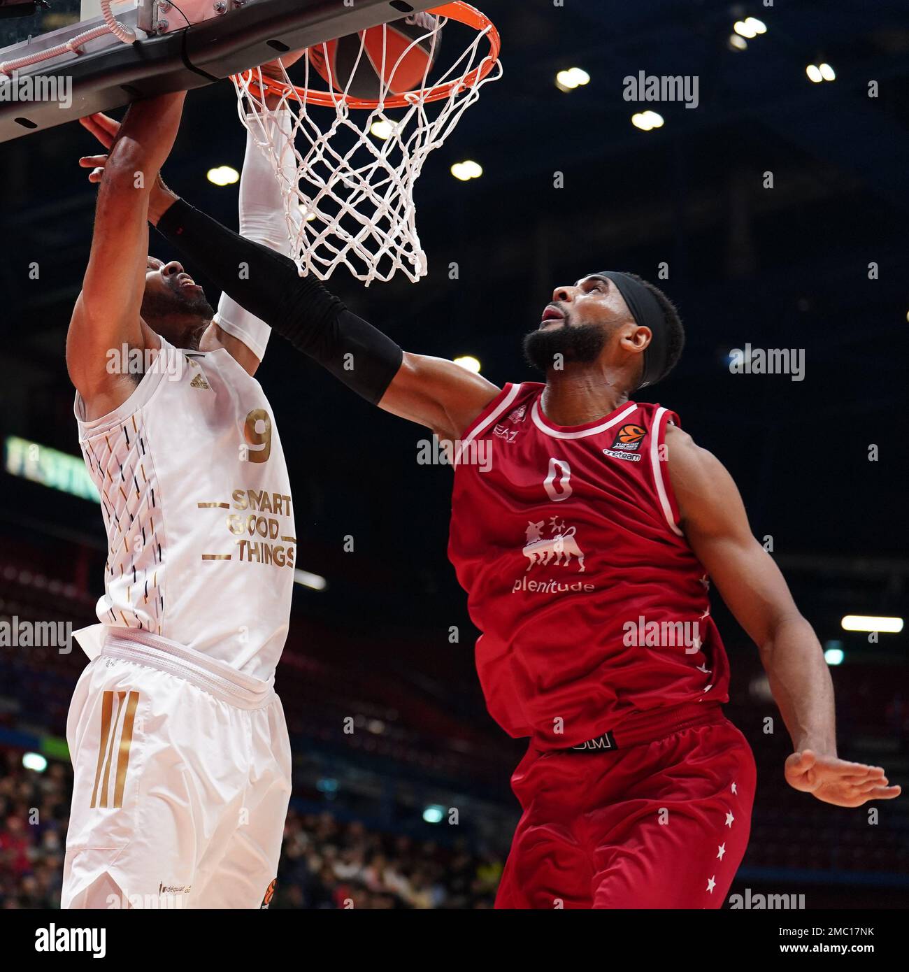 Mailand, Italien. 20. Januar 2023. Alex Tyus (Asvel Lyon Villeurbanne) während EA7 Emporio Armani Milano vs Lyon-Villeurbanne, Basketball Euroleague Championship in Mailand, Italien, Januar 20 2023 Editorial Usage Only Credit: Independent Photo Agency/Alamy Live News Stockfoto