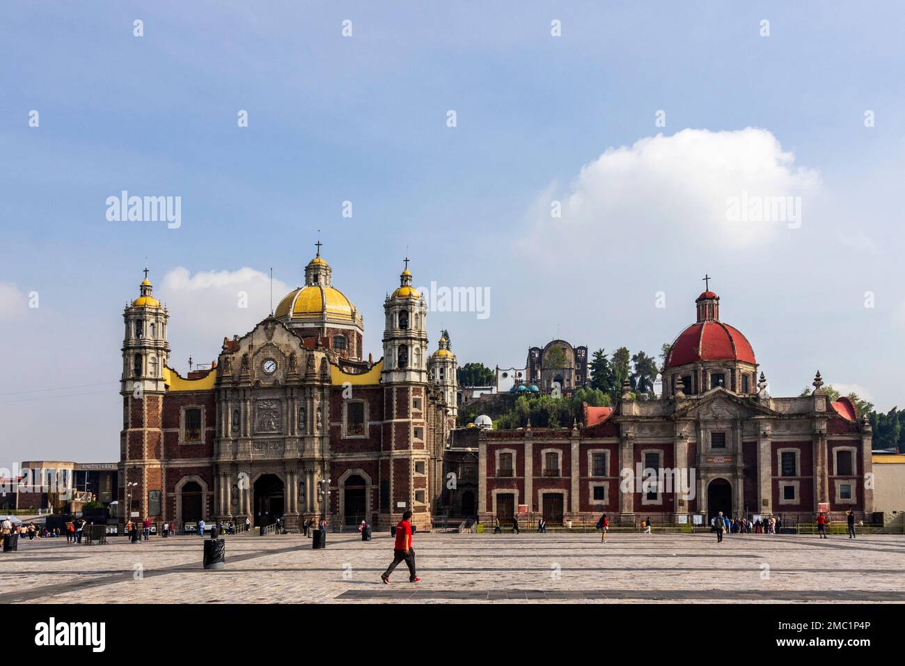 Basilika der Muttergottes von Guadalupe, Templo Expiatorio a Cristo Rey (alte Basilika von Guadalupe), Tempel der Capuchin-Nonnen, Mexiko-Stadt, Mexiko Stockfoto