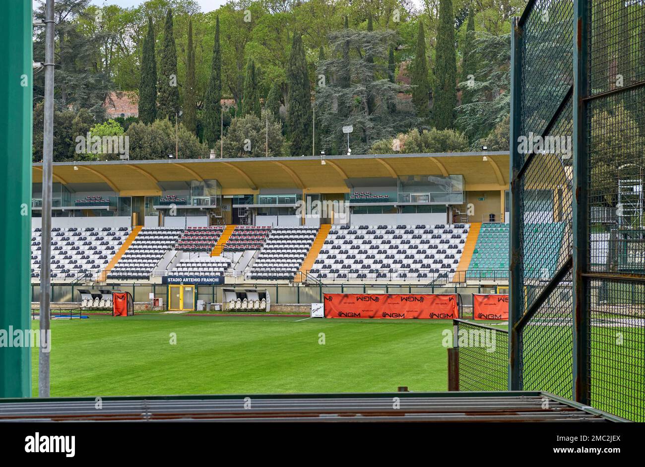 Artemio-Franchi-Stadion in Siena Stockfoto