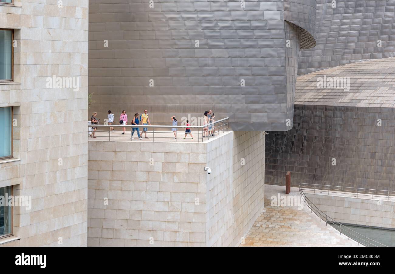 Guggenheim Museum Für Moderne Kunst, Bilbao, Baskenland Stockfoto