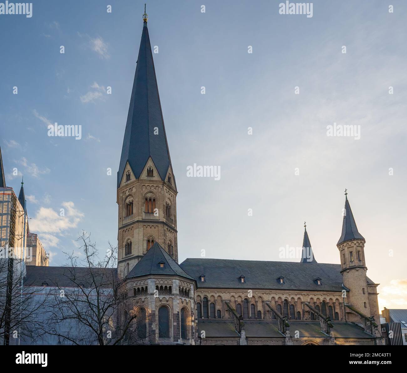 Bonner Münsterkirche - Bonn, Deutschland Stockfoto