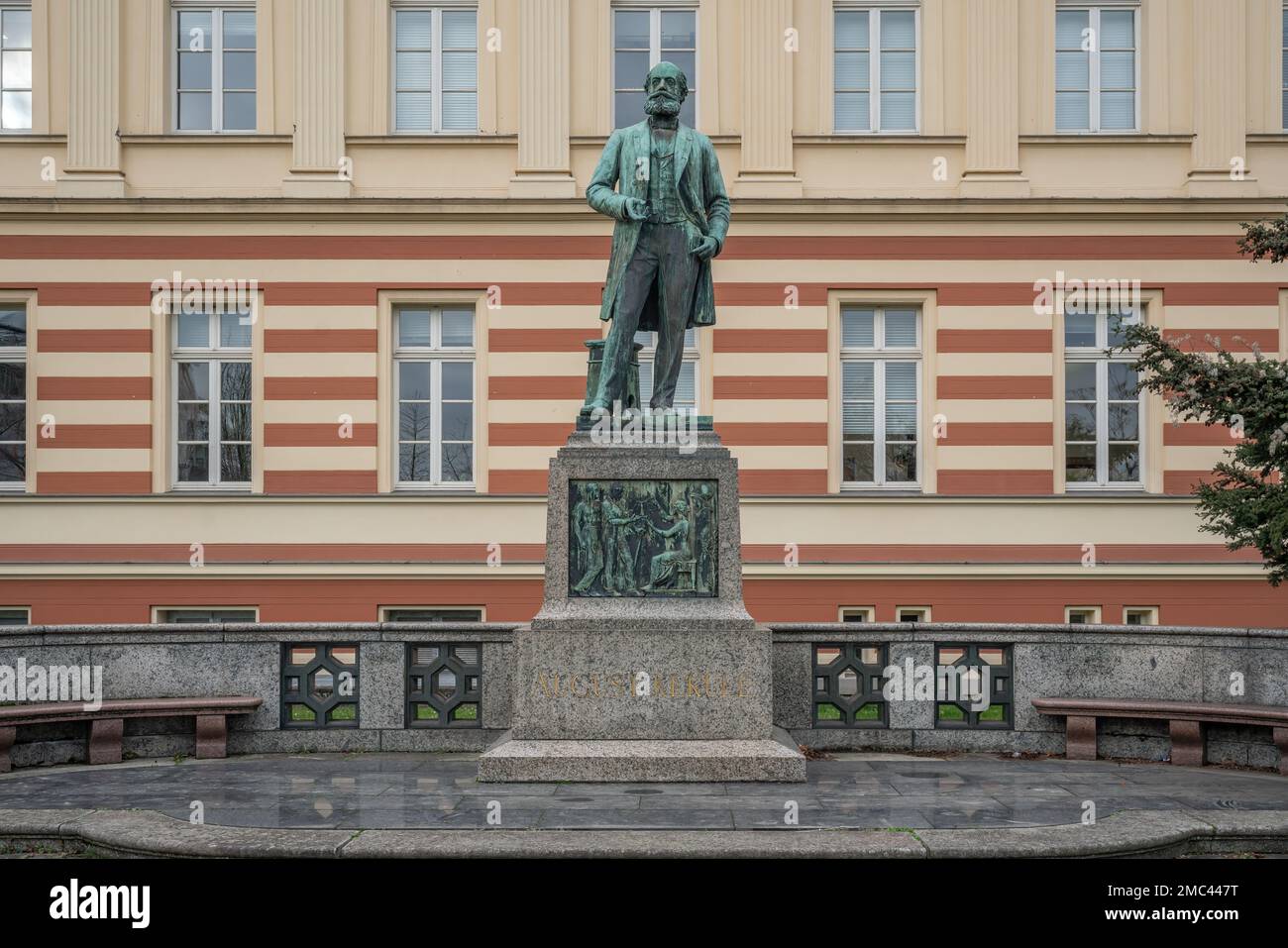 August-Kekule-Statue - Bonn, Deutschland Stockfoto