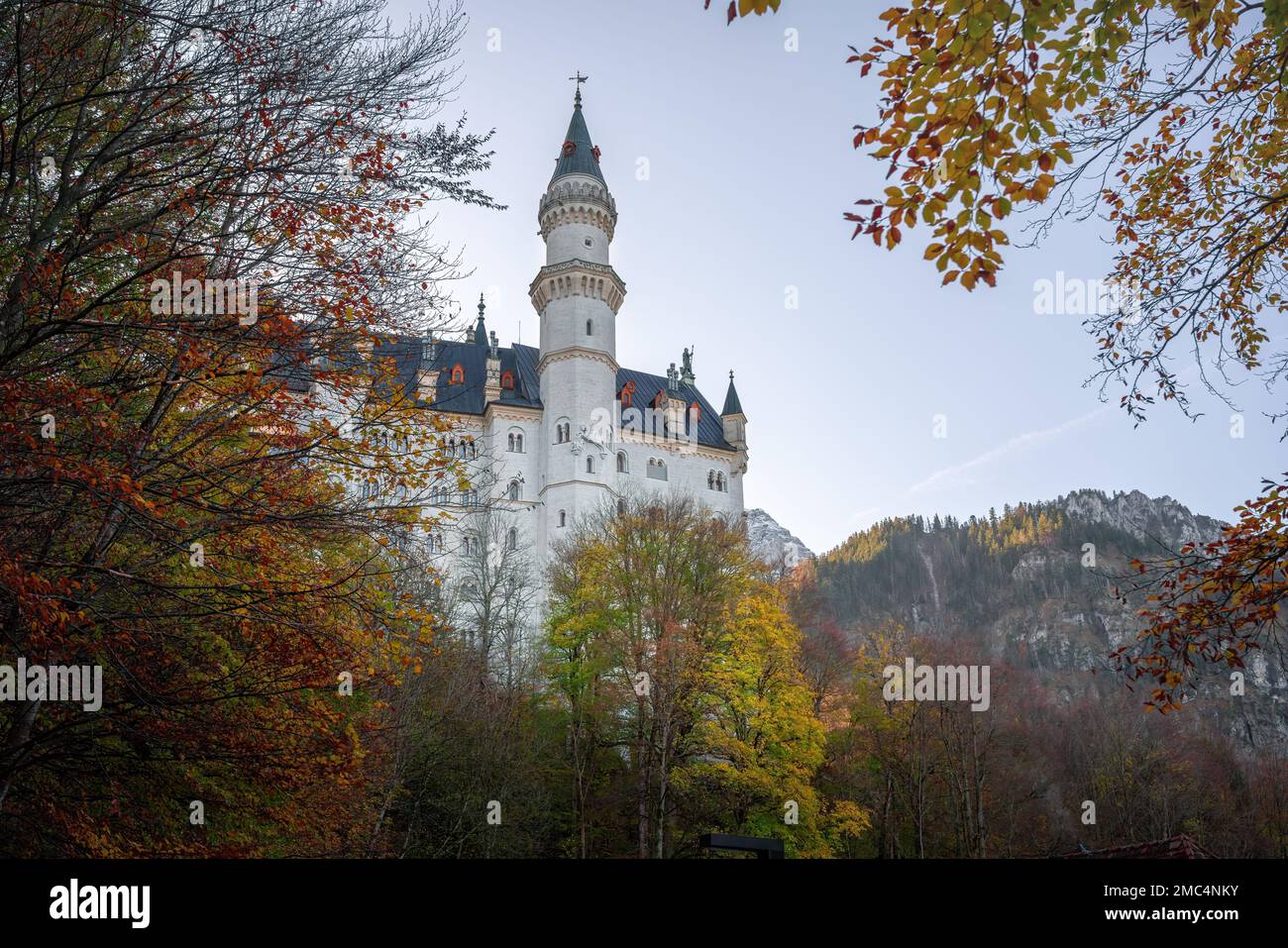Schloss Neuschwanstein bei Füssen - Schwangau, Bayern, Deutschland Stockfoto
