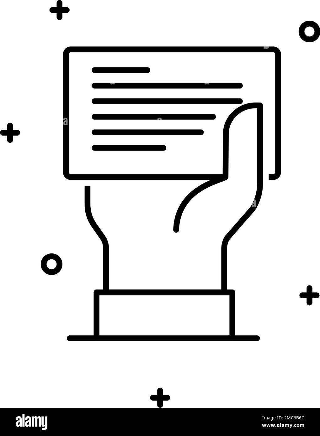 Auswahl, Abstimmung, Linienvektorsymbol auf transparentem Hintergrund. Umrissauswahl, Abstimmung, Liniensymbol Stock Vektor