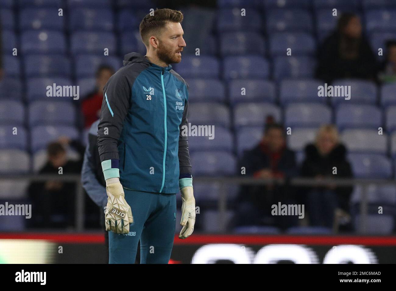 Mark Gillespie von Newcastle United während des Premier League-Spiels zwischen Crystal Palace und Newcastle United am Samstag, den 21. Januar 2023 im Selhurst Park, London. (Kredit: Robert Smith | MI News) Kredit: MI News & Sport /Alamy Live News Stockfoto