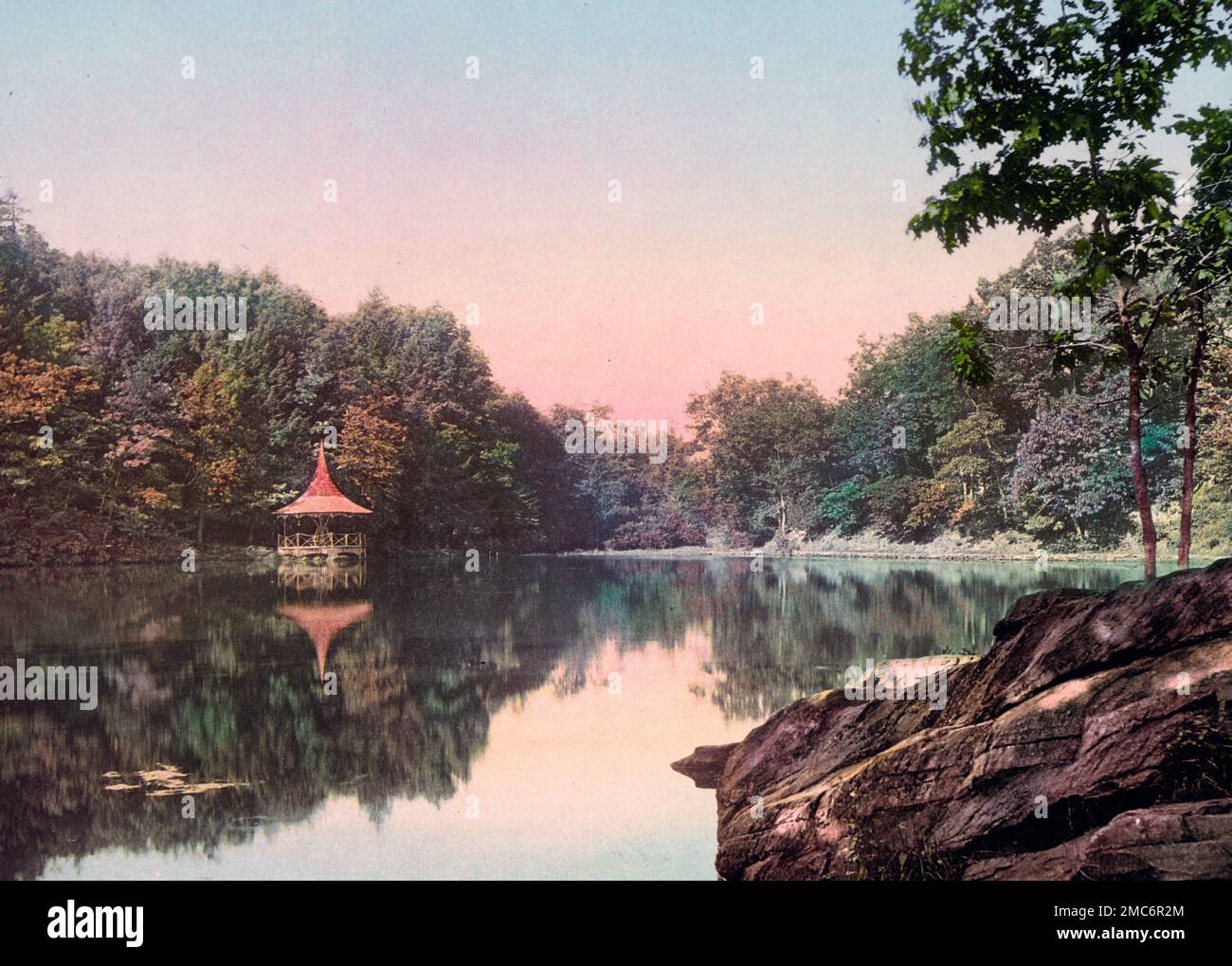 Lake Lenape, Delaware Water Gap, ca. 1900 Stockfoto