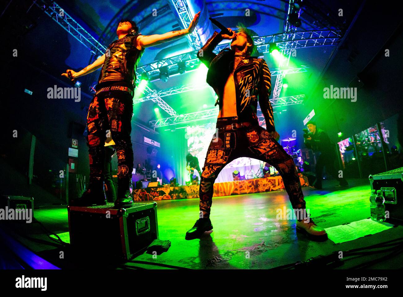 Mailand, Italien. 17. Januar 2023. La Sad tritt live im Magazzini Generali in Mailand auf (Foto von Mairo Cinquetti/NurPhoto). Kredit: NurPhoto SRL/Alamy Live News Stockfoto