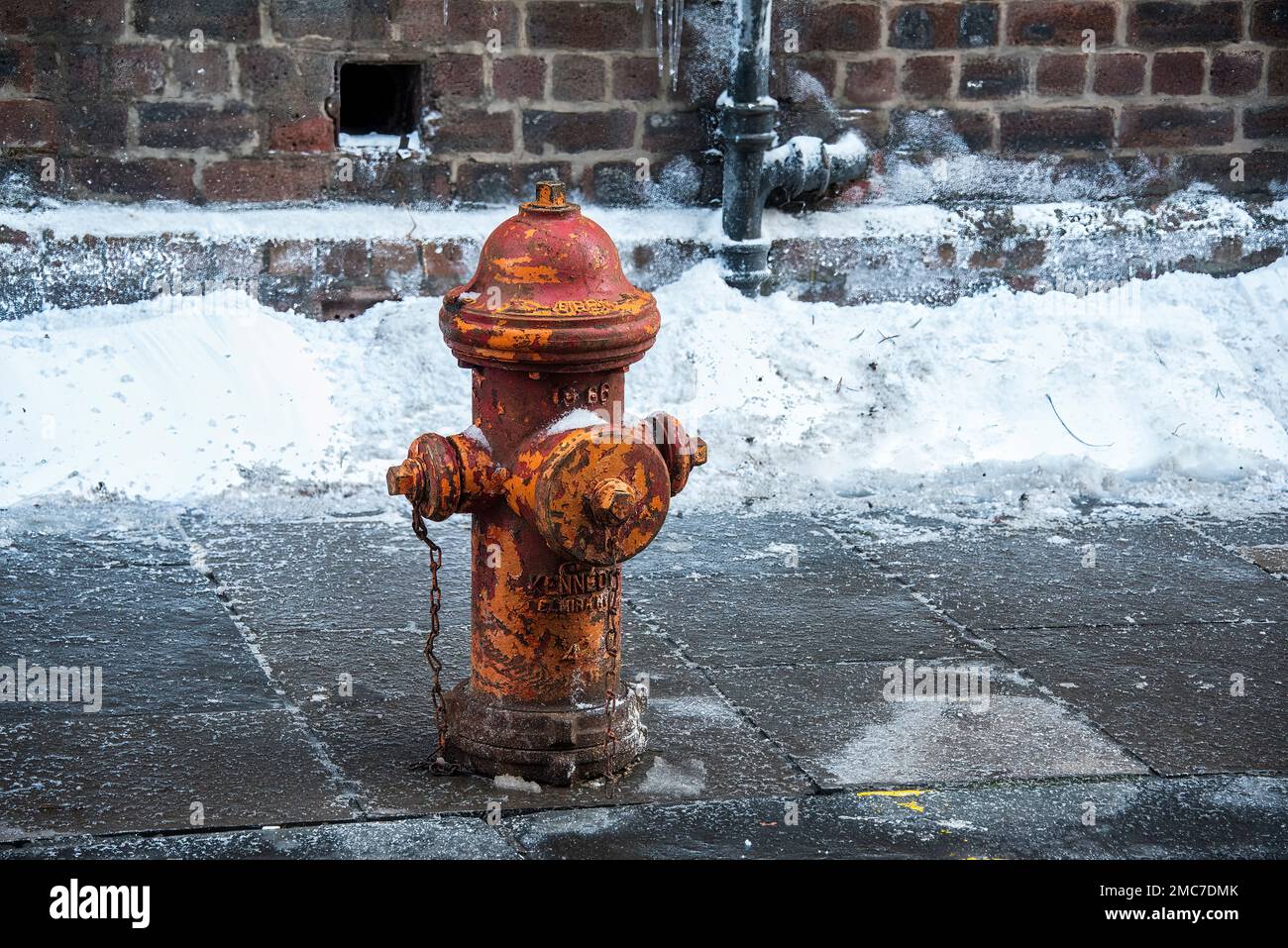 Gotham City Film in Glasgow für Batgirl Film. Stockfoto