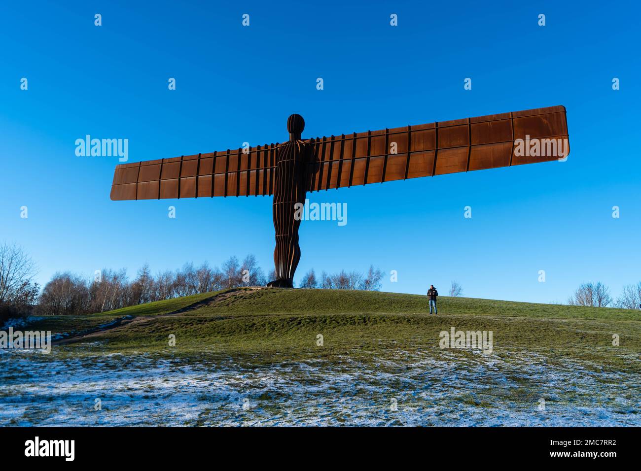 Angel of the North Skulptur, Gateshead, Tyne and Wear, UK von Anthony Gormley Stockfoto