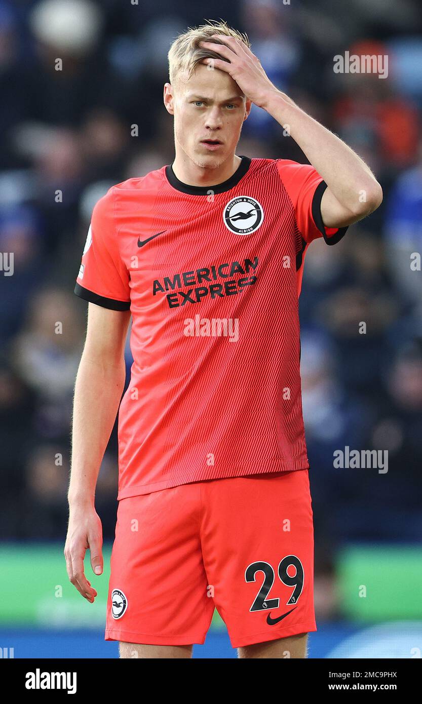 Leicester, England, 21. Januar 2023. Jan Paul Van Hecke von Brighton während des Premier League-Spiels im King Power Stadium in Leicester. Das Bild sollte lauten: Darren Staples/Sportimage Stockfoto