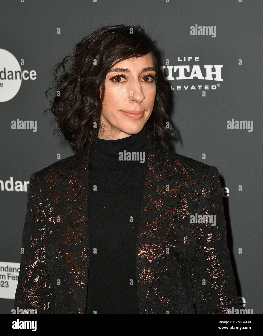 Park City, USA. 20. Januar 2023. Lana Wilson nimmt am 20. Januar 2023 im Eccles Center Theatre in Park City, Utah, am Sundance Film Festival „Pretty Baby“ 2023 Teil. Foto: Casey Flanigan/imageSPACE Credit: Imagespace/Alamy Live News Stockfoto