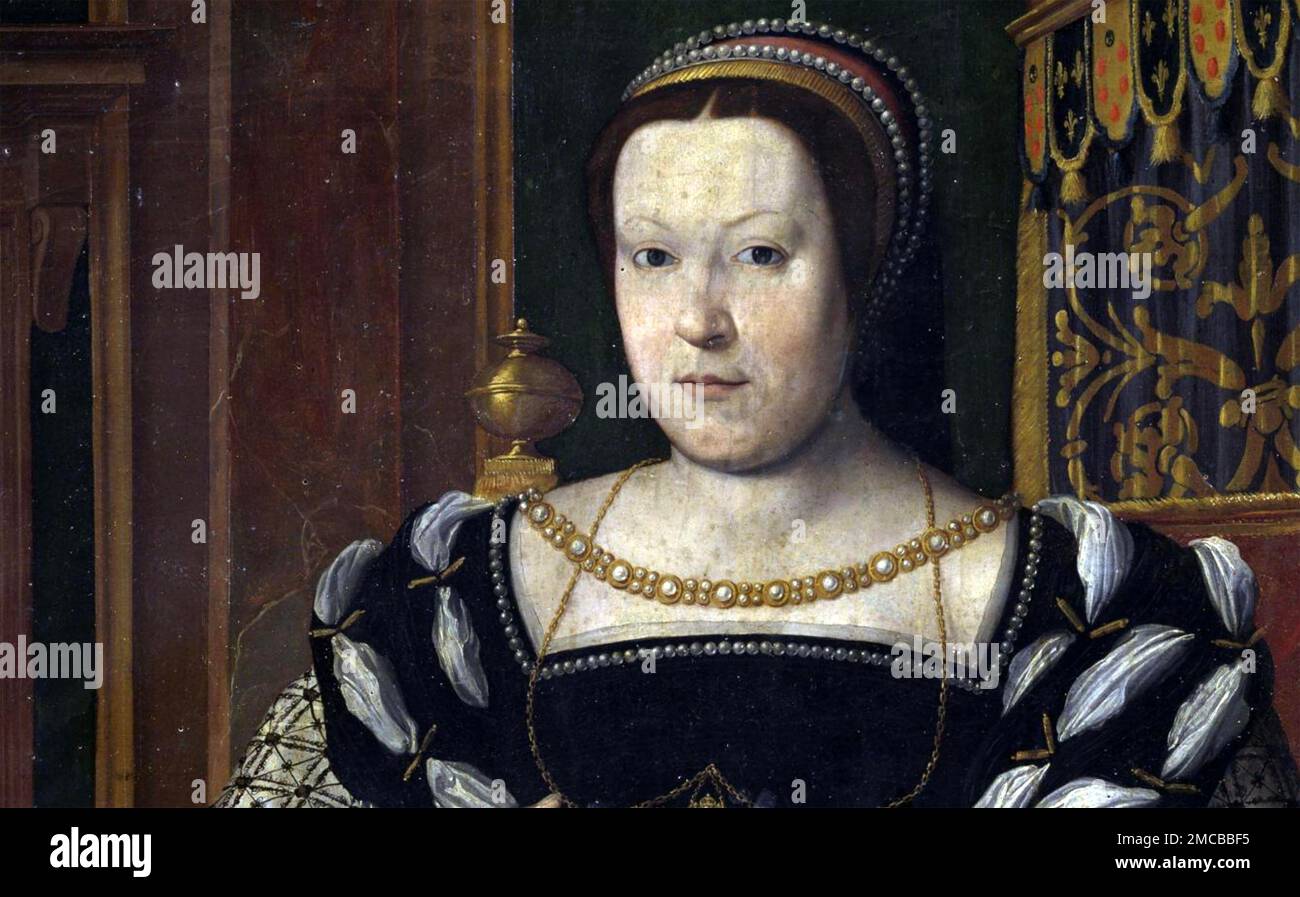 CATHERINE de MEDICI (1519-1589) Florentiner Edelfrau Stockfoto