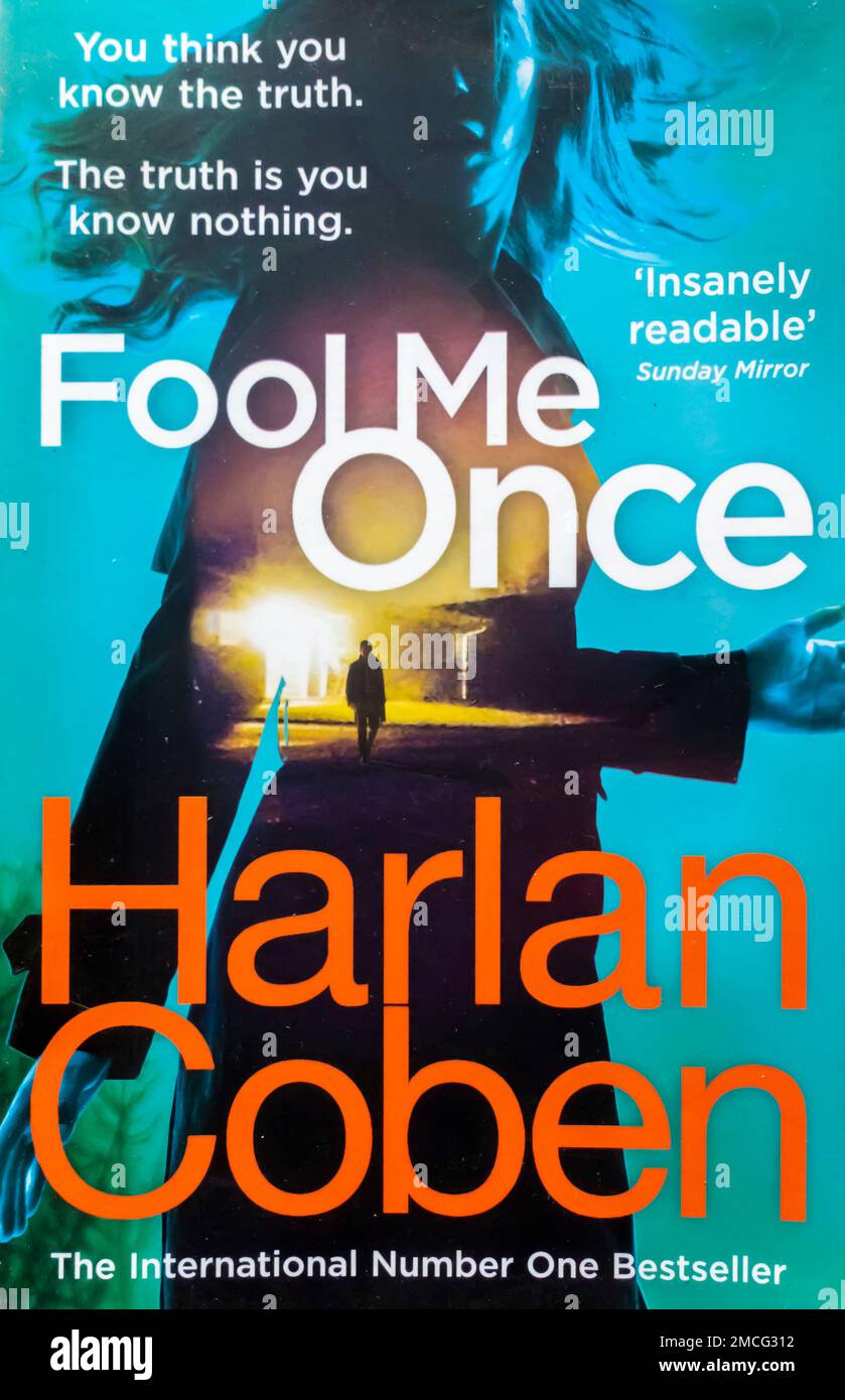 "Einmal täuschen" Buch von Harlan Coben 2016 Stockfoto