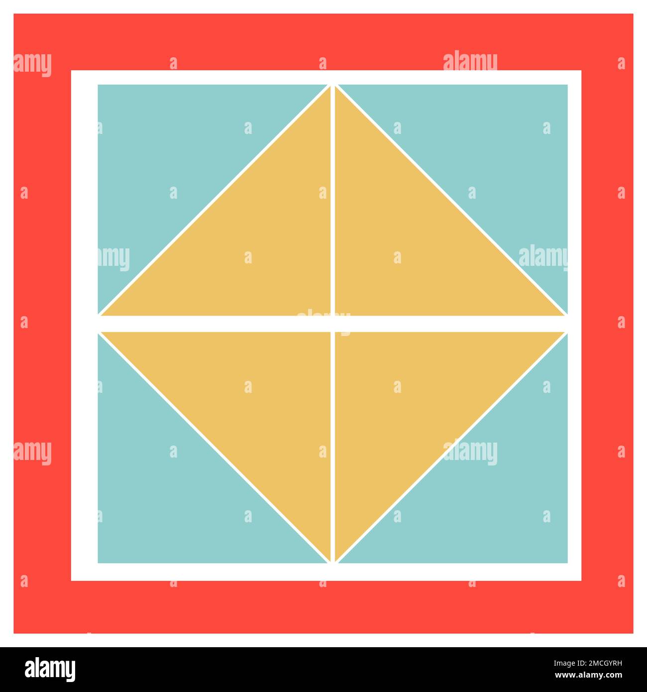 Geometrisches abstraktes Musterelement Stockfoto