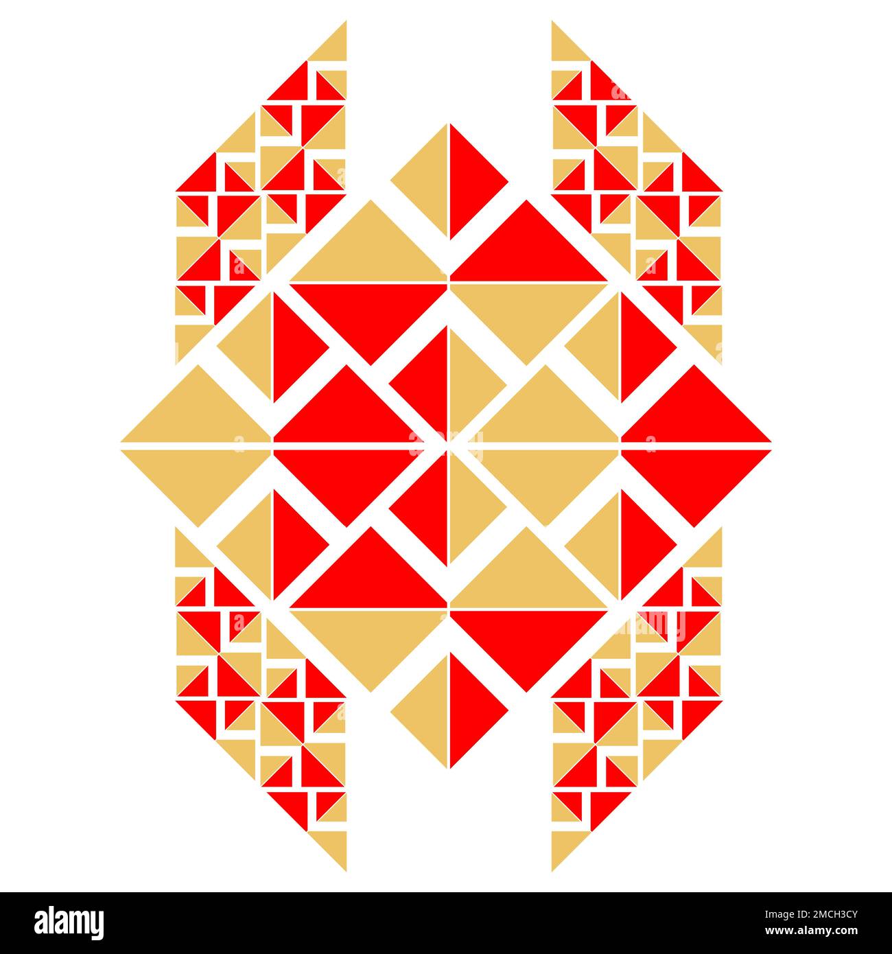 Geometrisches abstraktes Musterelement Stockfoto