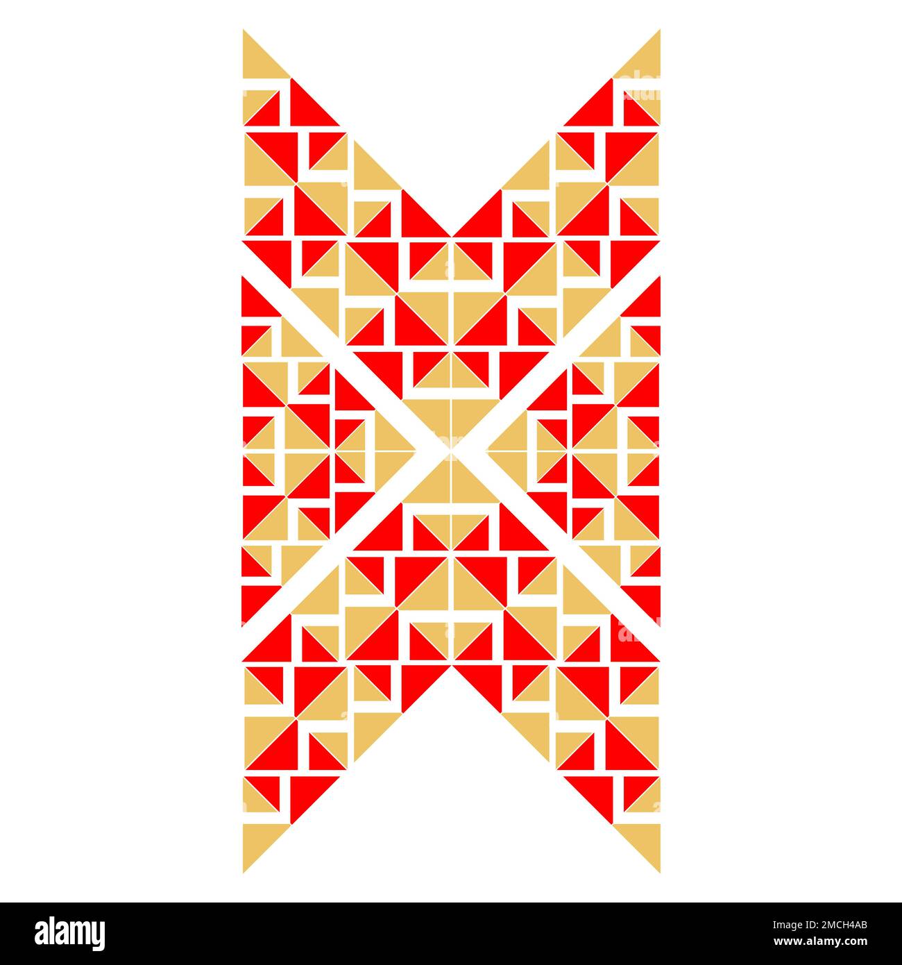 Geometrisches abstraktes Musterelement Stockfoto