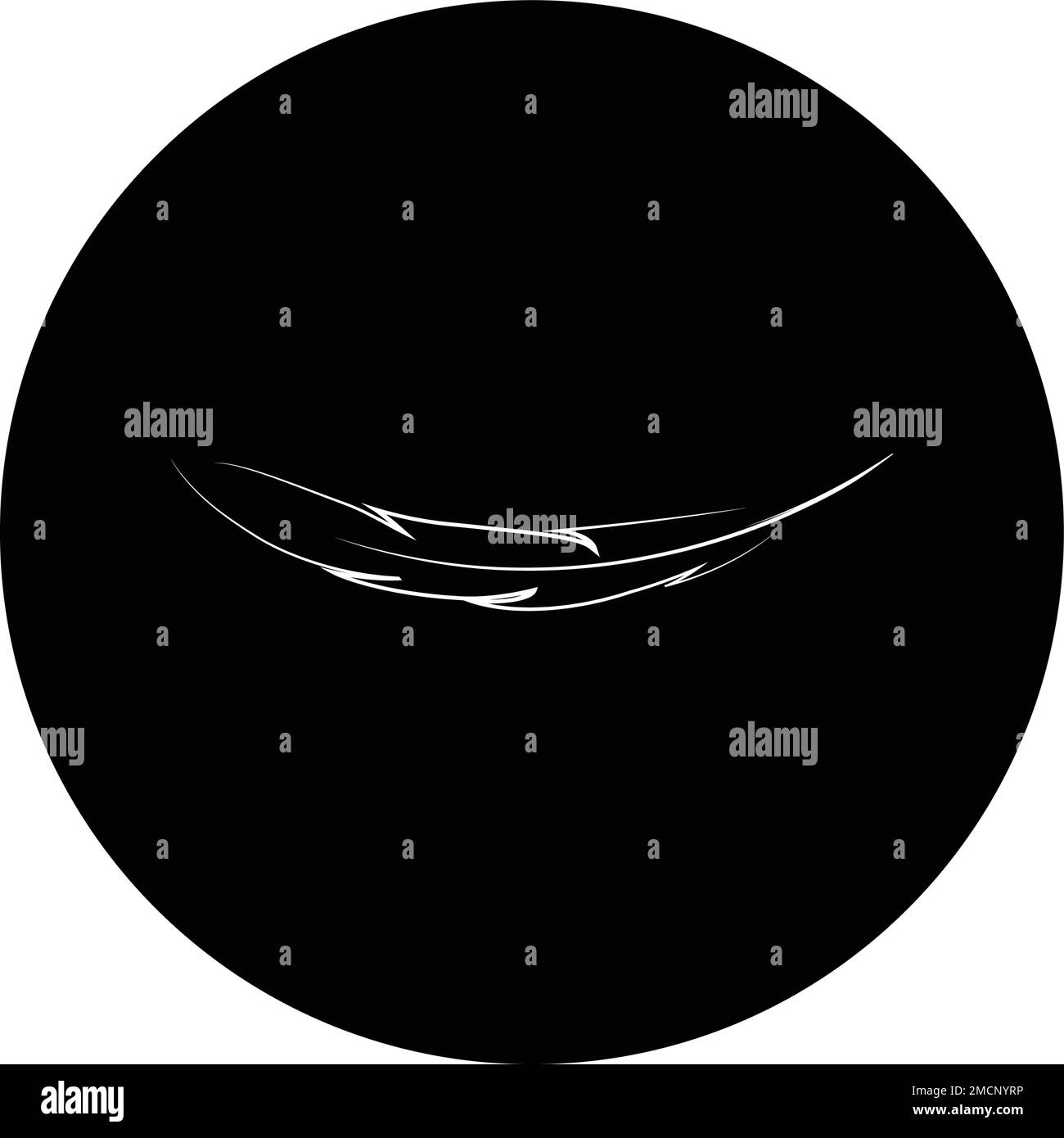 Federlogo Icon vektor Illustrationsdesign Stock Vektor