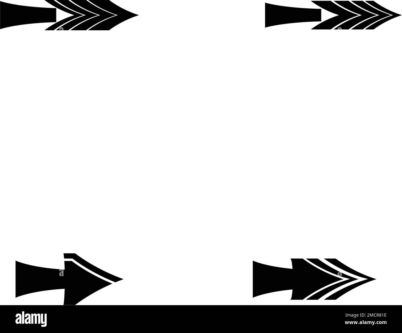 Pfeilsymbol Vektorgrafik festlegen Logo Vorlage Design Stock Vektor
