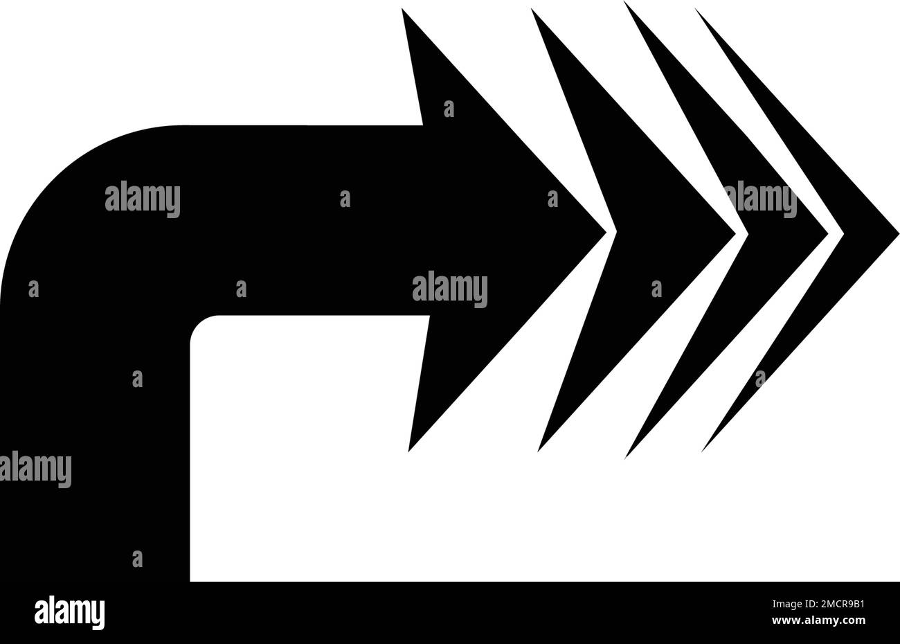 Pfeilsymbol Vektorgrafik festlegen Logo Vorlage Design Stock Vektor