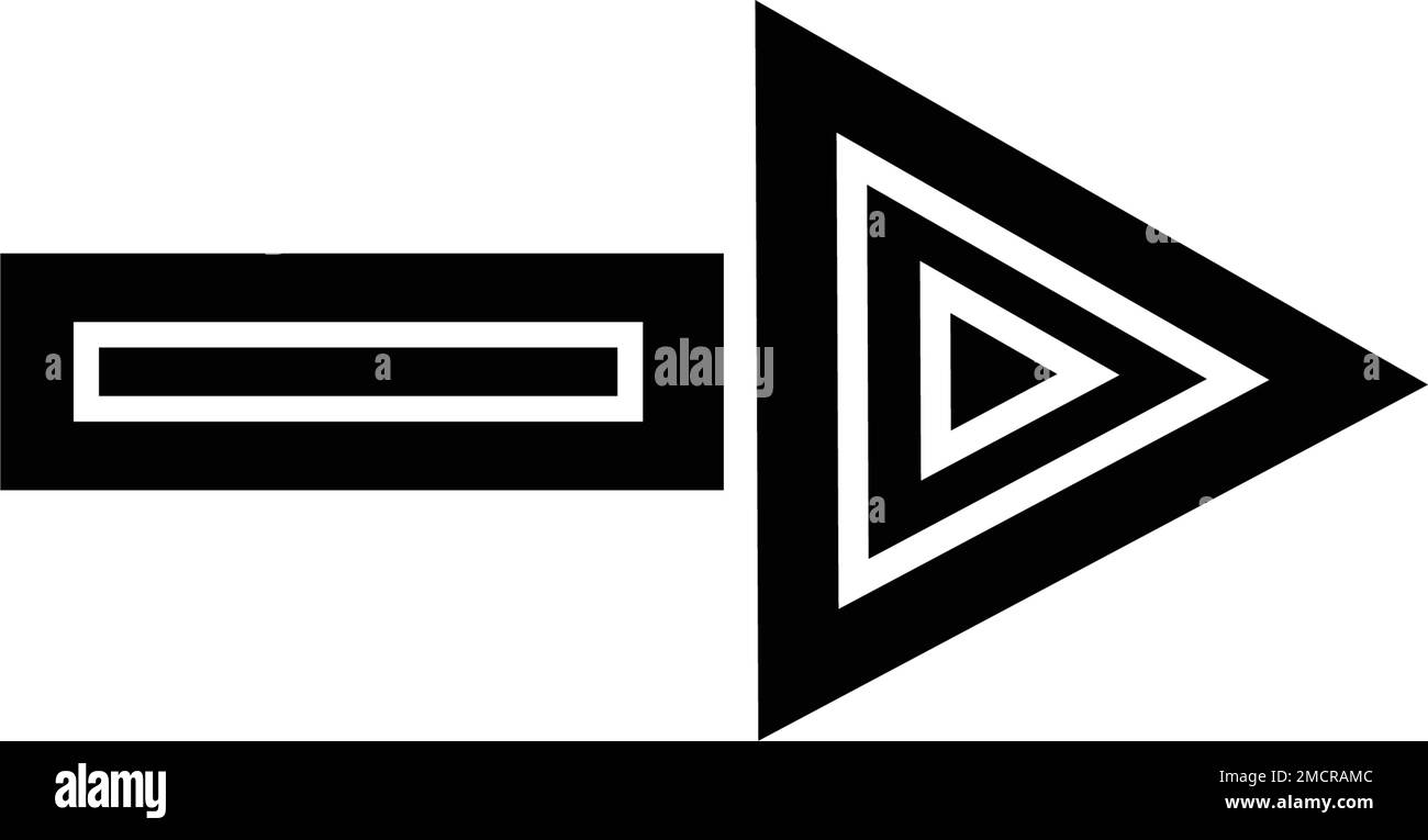 Pfeilsymbol Vektorgrafik festlegen Logo Vorlage Design Stock Vektor